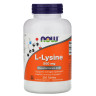 Аминокислота L‑Лизин NOW FOODS L‑LYSINE 500 мг 250 таблеток