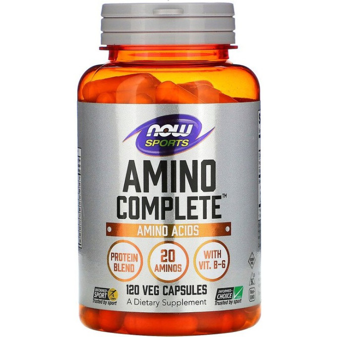 Аминокислота NOW FOODS AMINO COMPLETE, 120 капсул