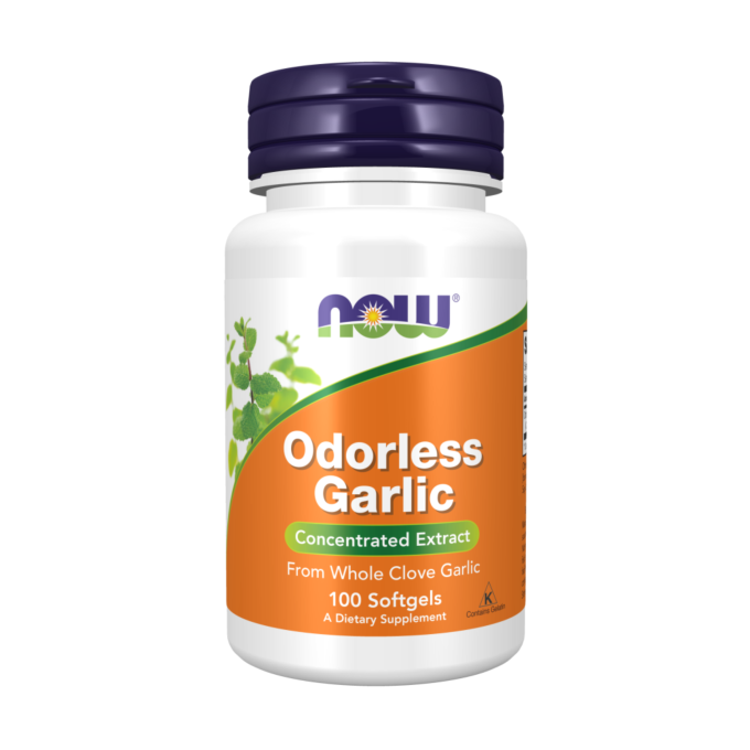 Чеснок без Запаха Экстракт NOW FOODS ODORLESS GARLIC ORIG 25 мг 100 капсул