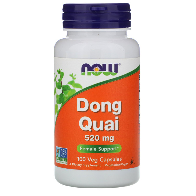 Дудник Китайский NOW FOODS DONG QUAI 520 мг, 100 капсул