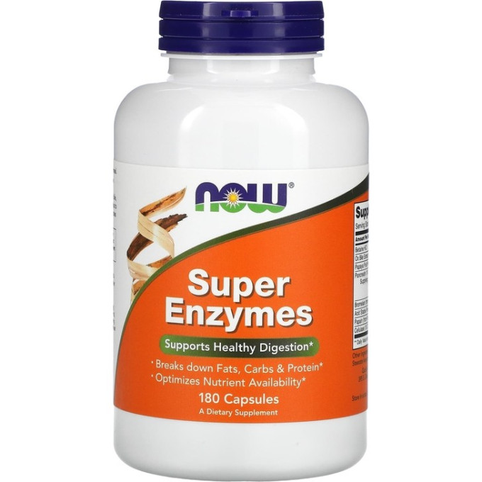 Энзимы NOW FOODS SUPER ENZYMES, 180 капсул