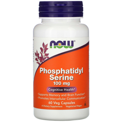 Фосфатидилсерин NOW FOODS PHOSPHATIDYL SERINE 100mg 60 капсул