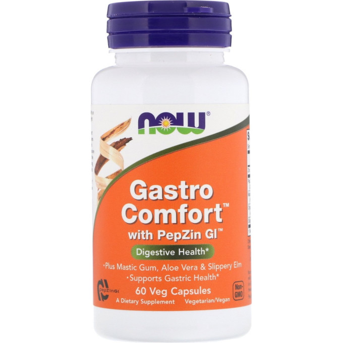 Гастро Комфорт NOW FOODS GASTRO COMFORT, 60 капсул