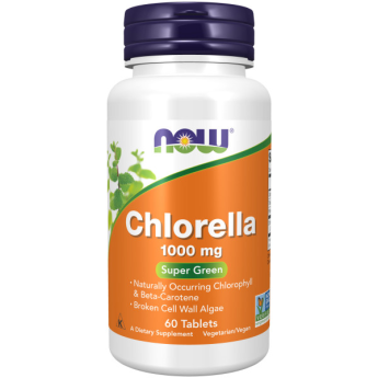 Хлорелла NOW FOODS CHLORELLA 1000mg 60 таблеток
