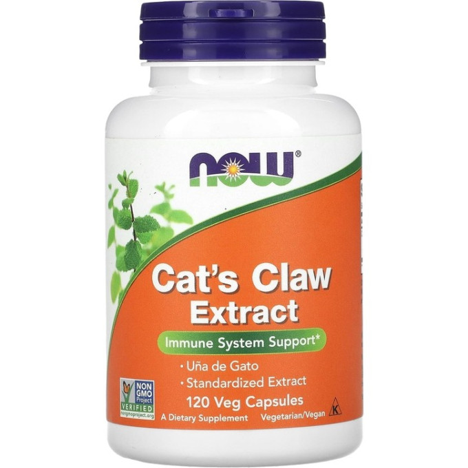 NOW Cat's Claw Extract 334 мг - 120 капсул