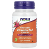 Жевательный витамин D3 NOW FOODS VIT D-3 5000 IU CHEWABLE MINT 120 пастилок