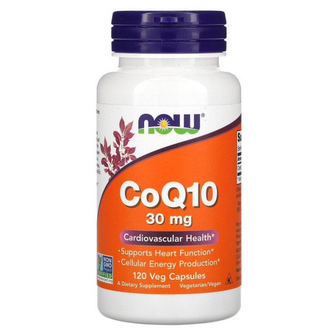 Коэнзим NOW FOODS COQ10 30 мг, 120 капсул