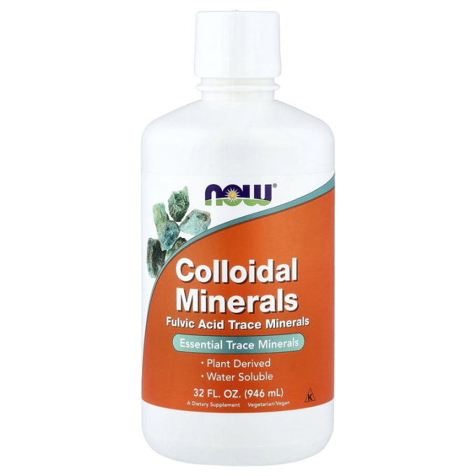 Коллоидные минералы NOW FOODS COLLOIDAL MINERALS ORIGINAL 32 OZ