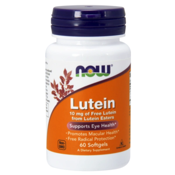 NOW FOODS LUTEIN 10 MG (FROM ESTERS) 60 капсул