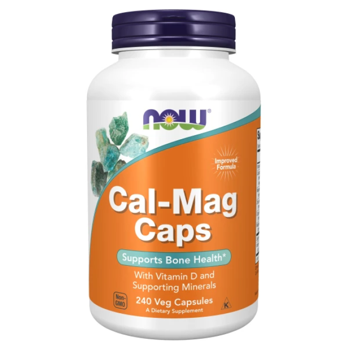 Минералы для здоровья костей NOW FOODS CAL-MAG CAPS 240 вегкапсул