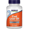 NOW Cod Liver Oil, 90 капсул
