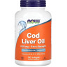 Омега NOW Cod Liver Oil, Масло печени трески - 180 капсул