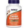 Папайя NOW FOODS PAPAYA ENZYMES, 180 таблеток
