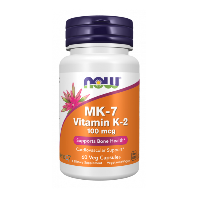 Витамин К-2 NOW FOODS MK-7 Vitamin K-2 100 mcg, 60 капсул