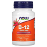 Витамин NOW FOODS B-12, 2000 мкг, 100 пастилок