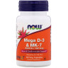 Витамин NOW FOODS MEGA D-3 & MK-7, 180 мкг - 60 капсул