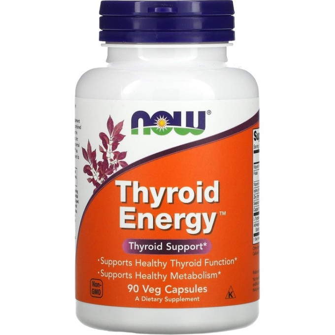 NOW Thyroid Energy, 90 капсул