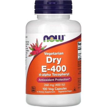 Витамины NOW E-400 DA 100 капсул